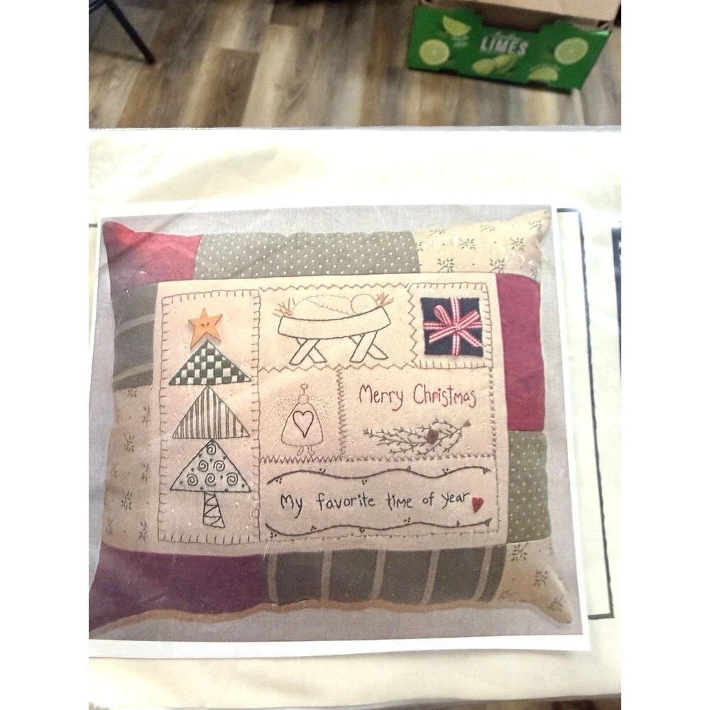 Lot of 2 Cross Stitch Kits Mulberry‎ Street and Pike Bough Embroidery Pillow